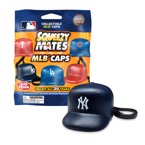 SqueezyMates 2025 MLB Gravity Feed Helmet Figurine Mystery Pack