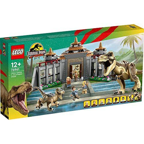 Lego 76961 Jurassic Park 30th Anniversary Visitor's Center T. Rex & Raptor Attack