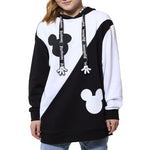 Loungefly Disney Mickey Yin Yang Y2K Unisex Hoodie M-Medium