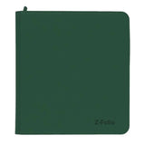 BCW Gaming Z-FOLIO 12-Pocket LX Album Green Holds 480 Cards Zipper Closure