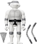 Michelangelo TMNT Turtles Comic Greyscale Super7 Reaction Figure