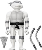 Michelangelo TMNT Turtles Comic Greyscale Super7 Reaction Figure