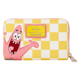 Loungefly Nickelodeon Spongebob & Patrick Checkered Zip Around Wallet