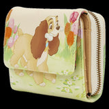 Loungefly Disney Lady and the Tramp Pastel Tulip Trifold Wallet