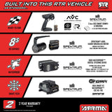 ARRMA Limitless ARA7816T2 1/7 8S AVC 4X4 RTR Brushless Street Speed White/Blue