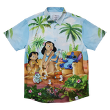 Loungefly Disney Lilo And Stitch Beach Scene Camp Shirt 2XL