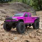 AXIAL AXI-1219T3 1/24 SCX24 Base Camp 4WD Rock Crawler Brushed RTR with Battery & Charger, Pink