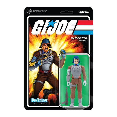 Major Bludd G.I. Joe Super 7 Reaction Action Figure 3.75"