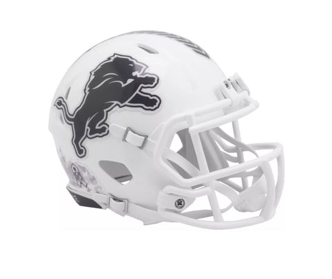 Detroit Lions 2024 Salute To Service Alternate Riddell Speed Mini Helmet New in Box