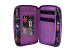 Loungefly Disney Villains Iridescent AOP Zip Around Wallet