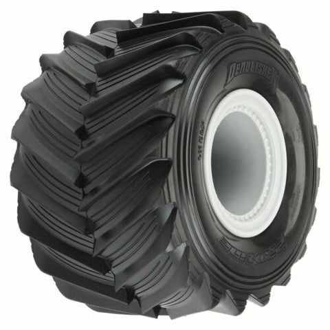 2 Pro-Line Racing1018715 1/10 Demolisher F/R 2.6"/3.5" MTD Gray Whls LMT