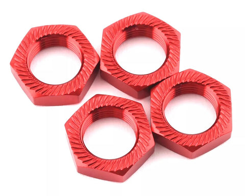 ARRMA A310906 Aluminum Wheel Nut 17mm (Red) (4)