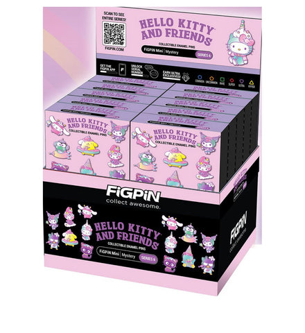 FiGPiN Hello Kitty And Friends Mystery Mini Pin Box of 10