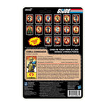G.I. Joe Cobra Commander Super7 Reaction + Action Figure