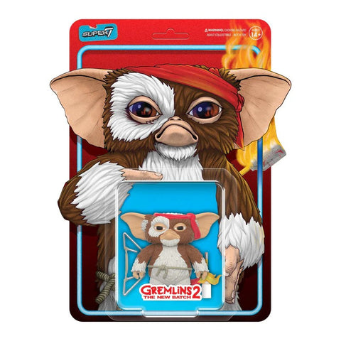 Battle Ready Gizmo Gremlins 2 The New Batch Super7 Reaction Action Figure