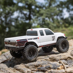 Axial AXI-1219T1 1/24 SCX24 Base Camp 4WD Rock Crawler Brushed RTR with Battery & Charger, White