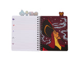 Loungefly Disney Villains Iridescent All-Over Print Stationery Spiral Tab Journal