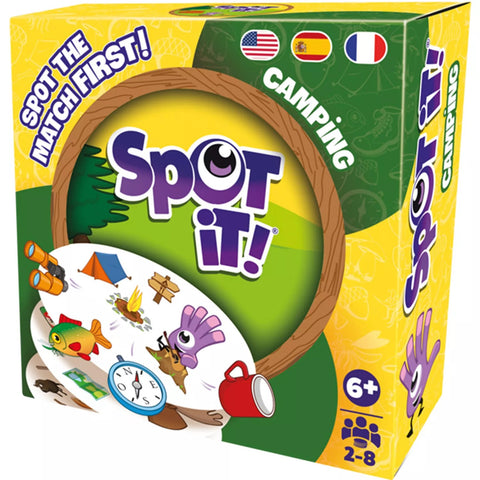 Spot It! Camping (Eco-friendly) Card Board Game Asmodee
