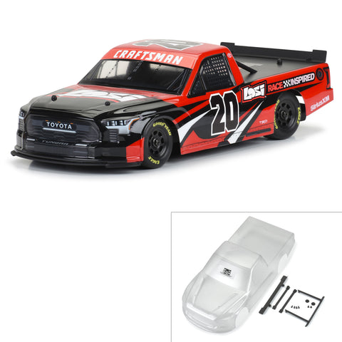 Pro-Line 365500 1/12 Pre-Cut 2024 Toyota Tundra Truck Clear Body: Losi NASCAR