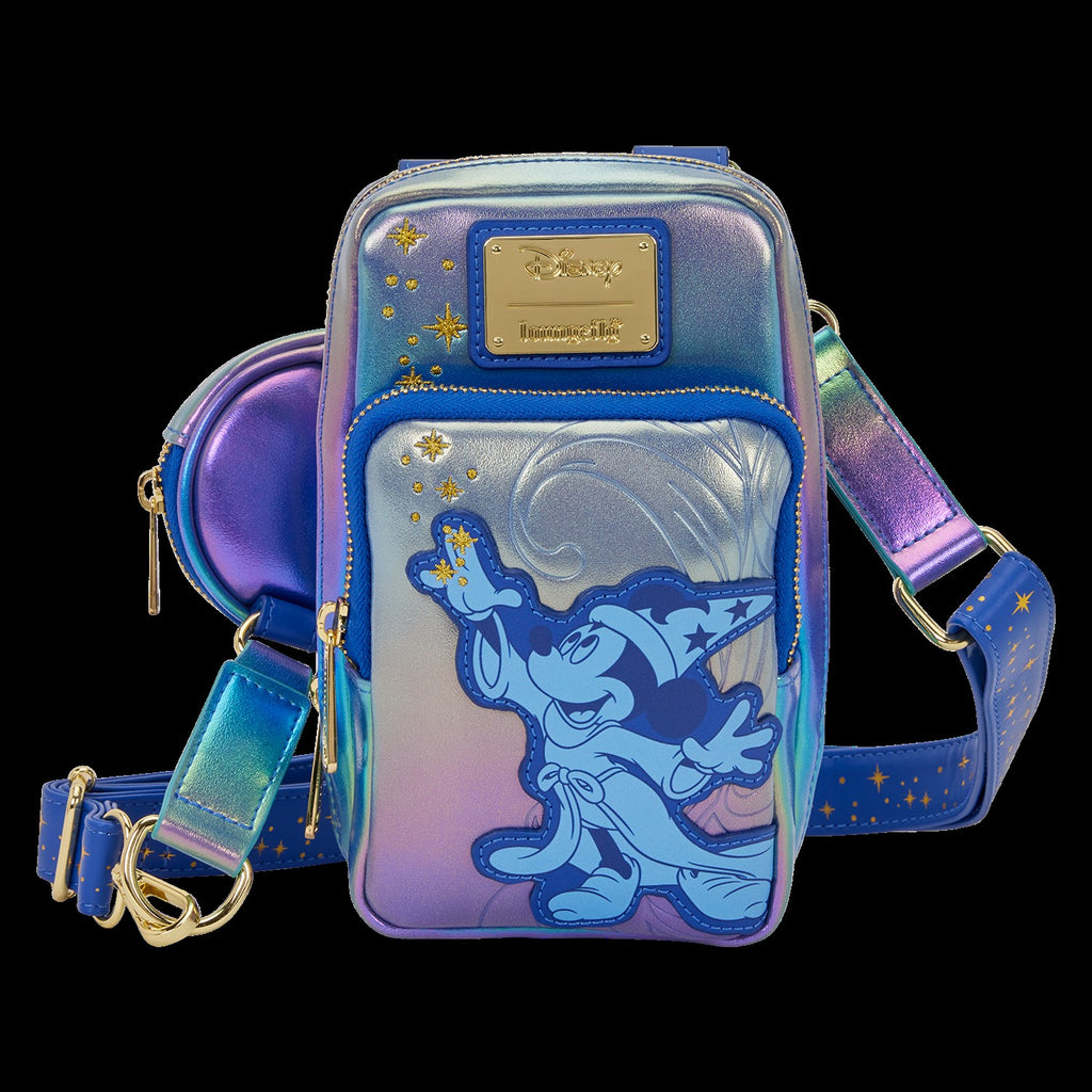 disney mini sling backpack Loungefly Disney Fantasia Crossbody Sling Bag – SPORTS ZONE TOYS & COMICS