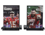 Patrick Mahomes Travis Kelce SB LVIII Chiefs Mcfarlane 2 Pack Legacy Figure