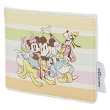 Loungefly Disney Mickey & Friends Rainbow Stripes Card Holder