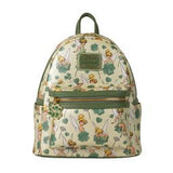 Loungefly Disney Peter Pan Tinker Bell Clover All-Over Print Mini Backpack