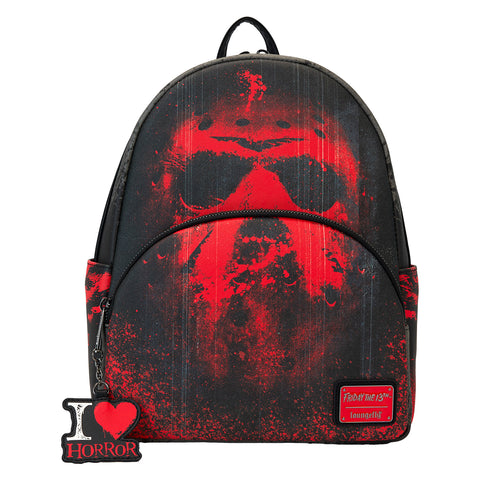 Loungefly WB Friday The 13th I Heart Horror Mini Backpack