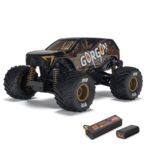 Arrma ARA2130T3 Gorgon Grom 1/16 Brushed 4X4 Truck RTR Battery Charger Bronze