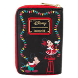 Loungefly Disney Donald Wrapped In Lights Zip Around Wallet Glows In Dark