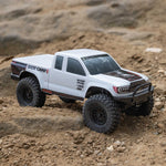 Axial AXI-1219T1 1/24 SCX24 Base Camp 4WD Rock Crawler Brushed RTR with Battery & Charger, White