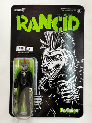 Rancid Skeletim Wolf Head Super 7 Reaction action Figure