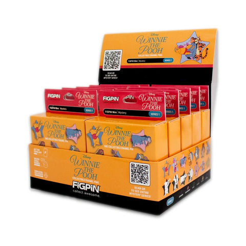 FiGPiN Disney Winnie the Pooh Mystery Mini Pin Box (10 Mini Boxes)