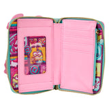 Loungefly Universal Minions Fluffy Unicorn Zip Around Wallet