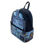 Loungefly MGM Wednesday Nevermore Academy Mini Backpack Glows In Dark