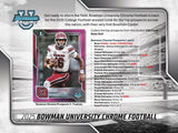 2025 Bowman Chrome U Football Hobby Box