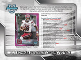2025 Bowman Chrome U Football Mega Box