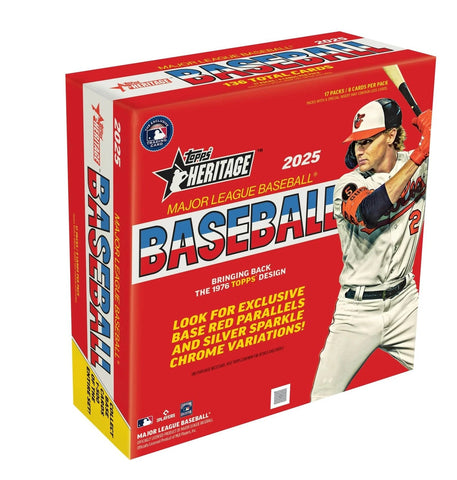 2025 Topps Heritage Baseball Mega Hobby Box