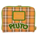 Loungefly Pluto 95th Anniversary Plaid Zip Around Wallet