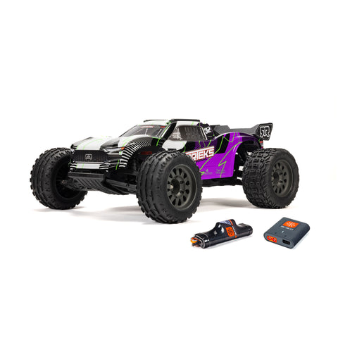 ARRMA ARA3205ST2 1/10 VORTEKS Mega 2wd Stadium Truck RTR With Smart Battery & Charger Purple