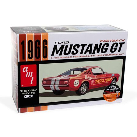 AMT AMT1305 1966 Ford Mustang GT Fastback Model Kit 1:25