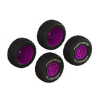 ARRMA ARA-1570 dBoots 'FORTRESS' Tire Set Glued Purple (2 Pairs) Mojave Grom