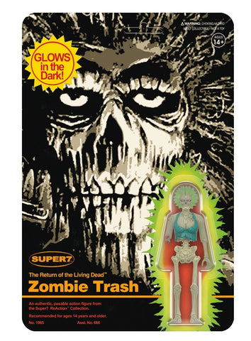 Trash The Return Of The Living Dead Wave 5 Monster Glow Super7 Reaction Figure