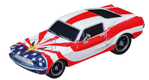 Carrera Go!!! 20064289 Ford Mustang '67 Stars 'n Stripes Slot Car 1:43
