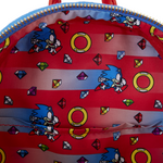 Loungefly Sega Sonic The  Hedgehog Classic Cosplay Mini Backpack