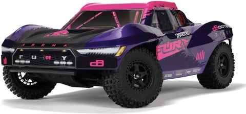 ARRMA Fury ARA3521T3 223S 2S 3S Brushless 1/10 2wd SC Truck Purple