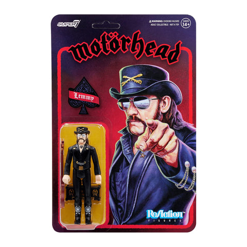 Lemmy Motorhead Modern Cowboy Super 7 Reaction Figure