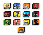 FiGPiN Star Wars Droids Series 1 Mystery Mini Pin Box (10 Mini Boxes)
