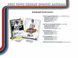 2025 Topps Chrome Baseball Update Blaster Box
