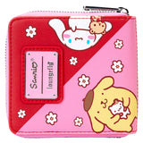 Loungefly SANRIO HELLO KITTY & FRIENDS COLOR BLOCK ZIP WALLET